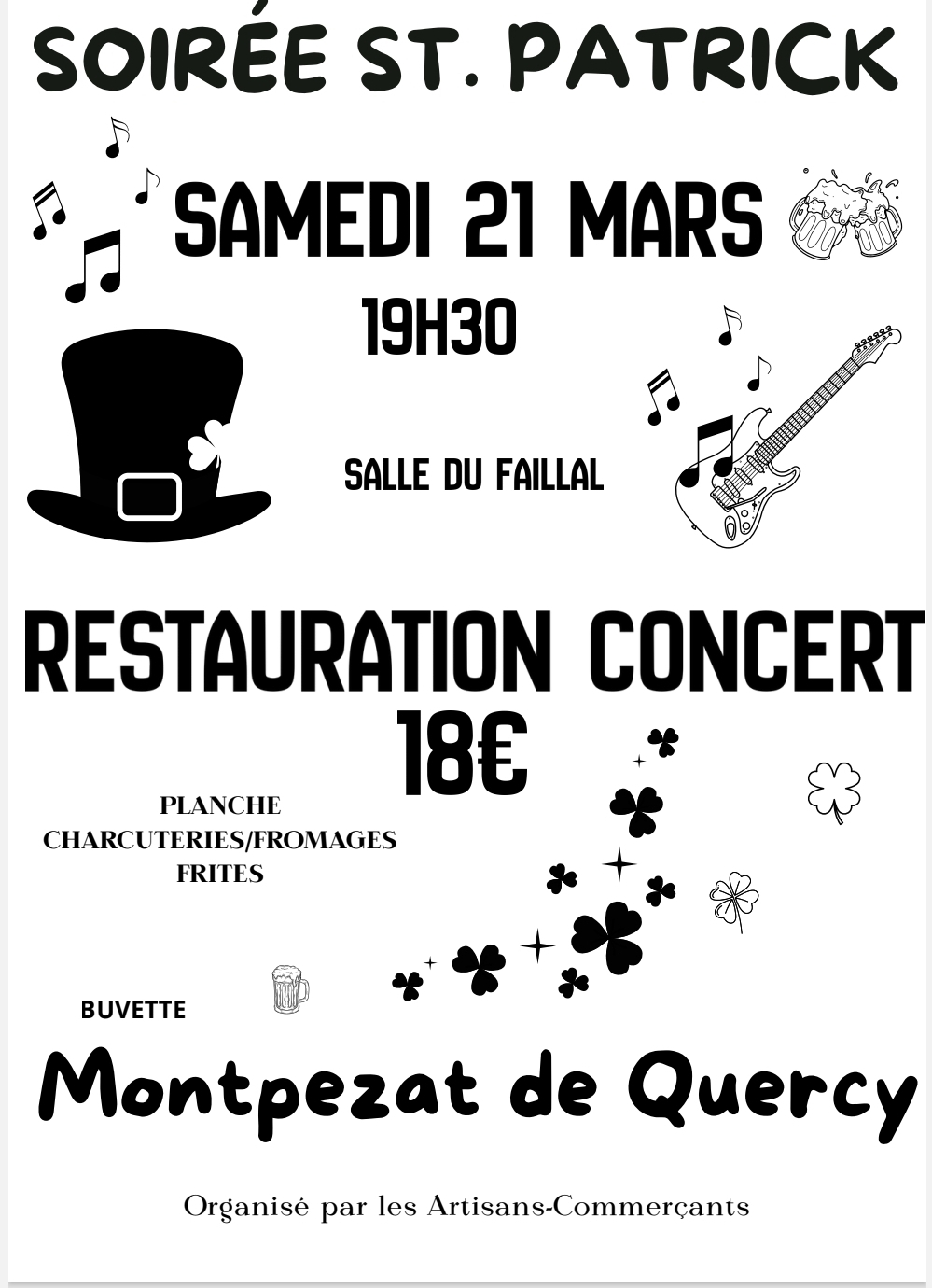 Illustration pour « Soirée Saint-Patrick »