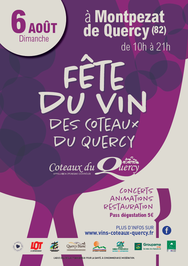 Illustration pour « Fête du vin des Coteaux du Quercy »